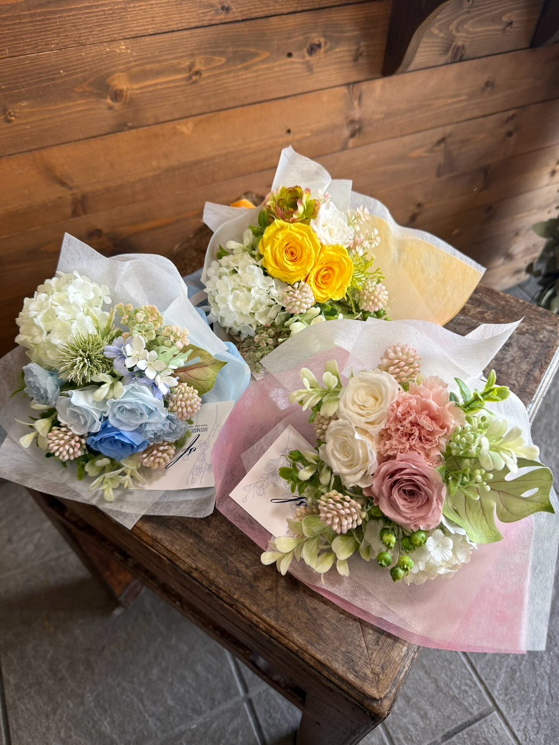 プリザーブドフラワーの花束𓂃 💐