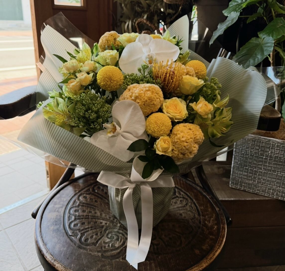 yellow×White・アレンジメント・