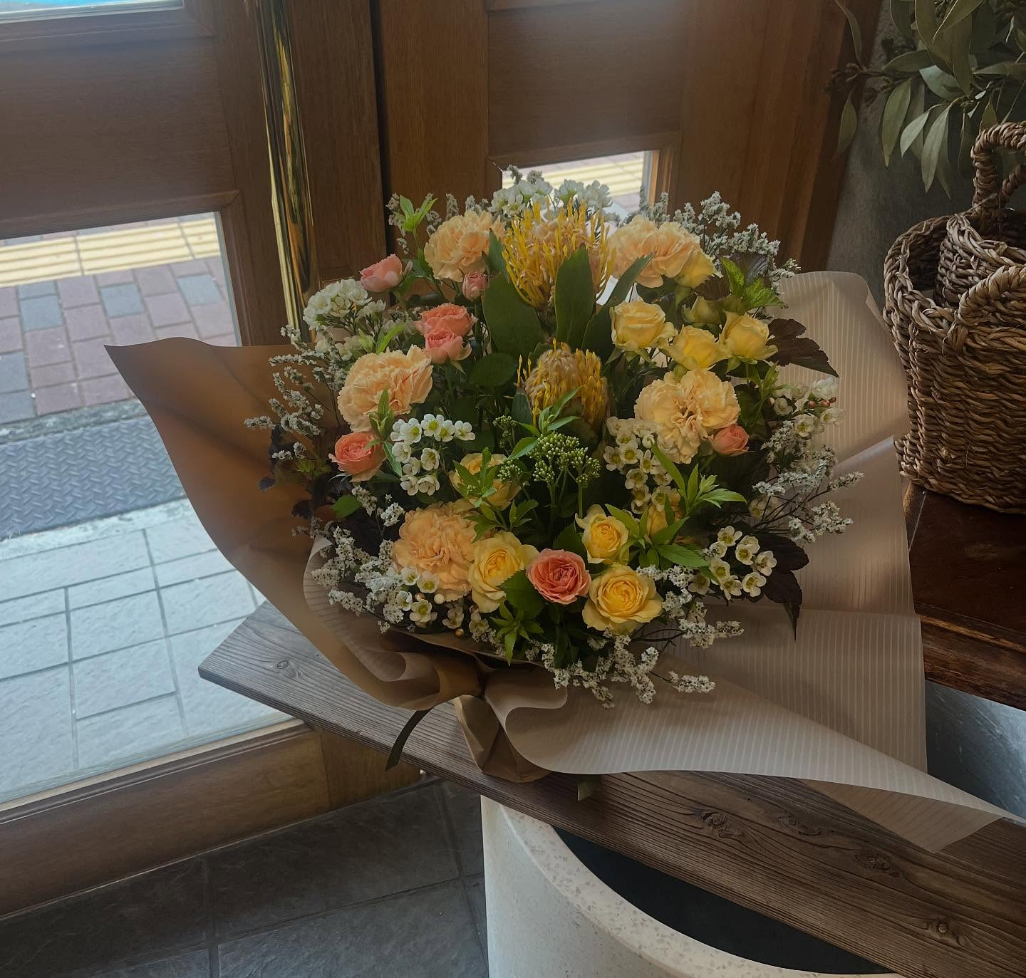yellow×White・アレンジメント・