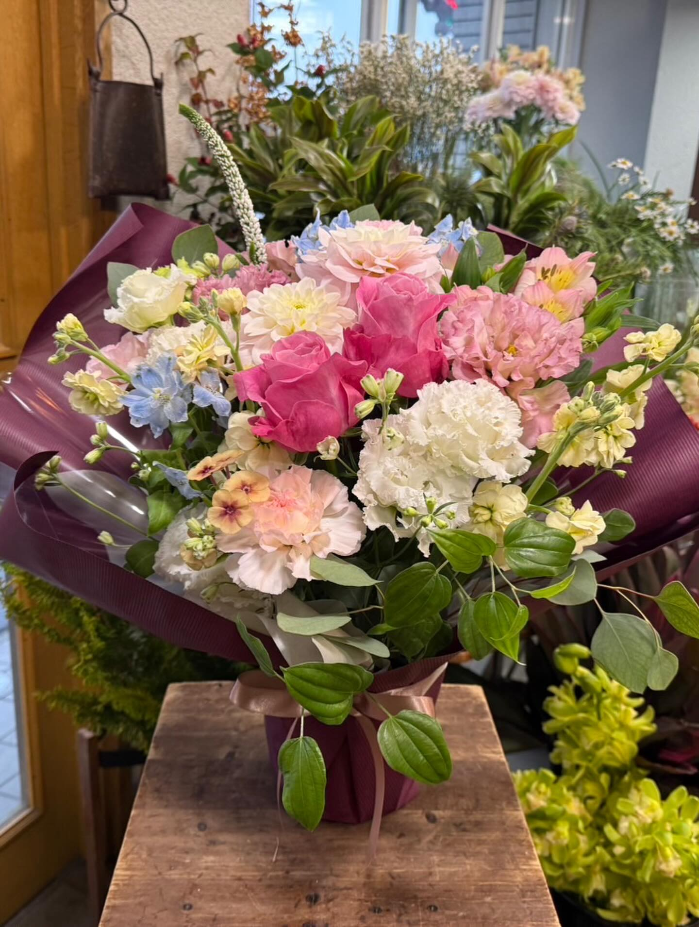 今日は雨の中、