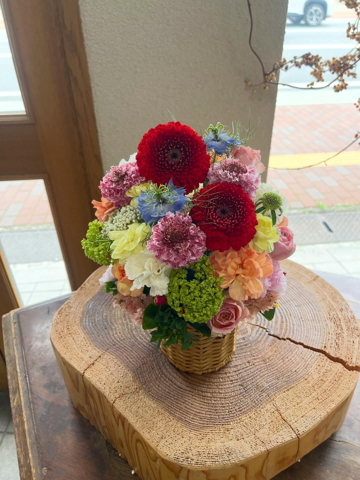 御祝アレンジメントフラワー🌿