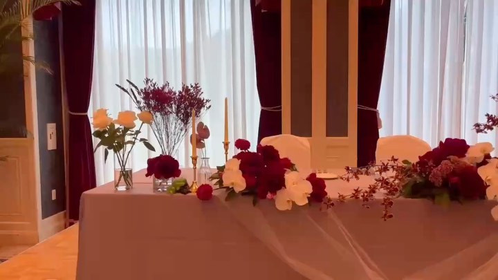 結婚式の装飾のお仕事をさせて頂きました𓈒𓂂𓂃◌𓈒𓐍
